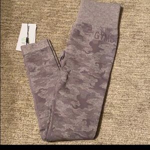 Gymshark Lavender Camo Leggings